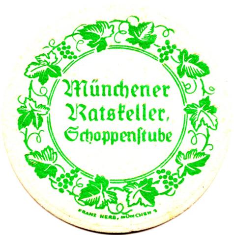 mnchen m-by ratskeller 1a (rund170-schoppenstube-grn) 